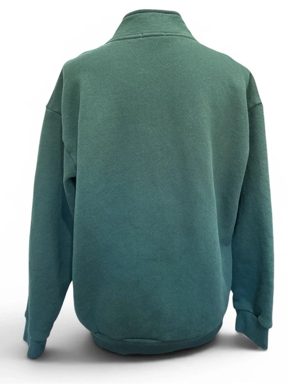 Beyond Yoga Men's Half-Zip Fleece Pullover in Dark Green #573